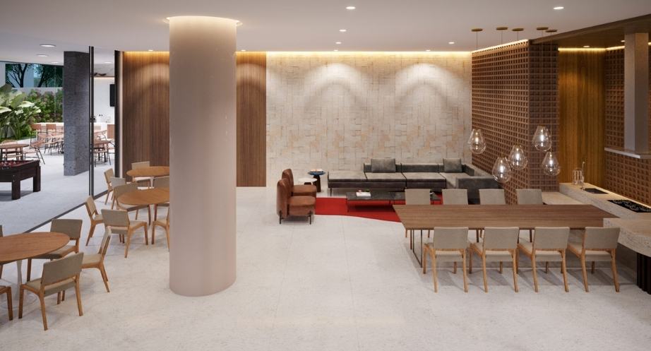 edificio grand ocean - espaço gourmet