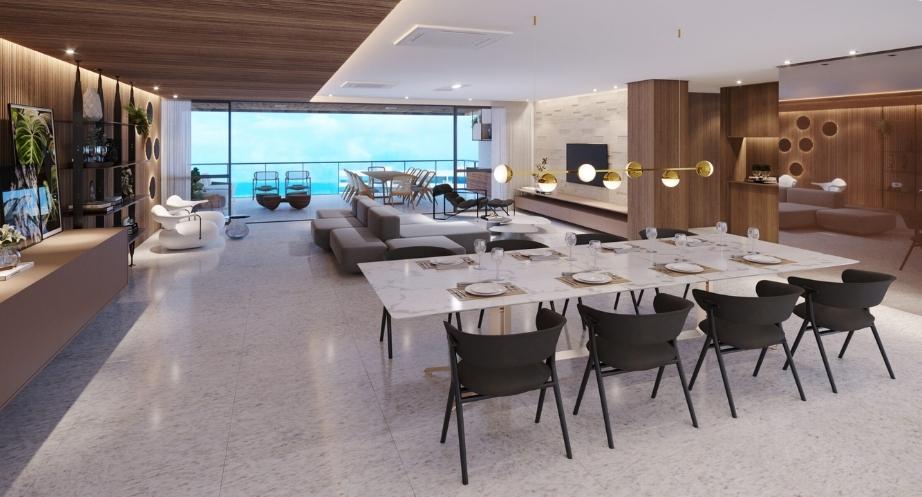 edificio grand ocean - estar jantar