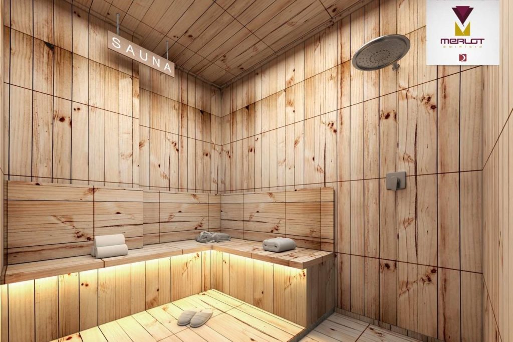 sauna - edificio merlot